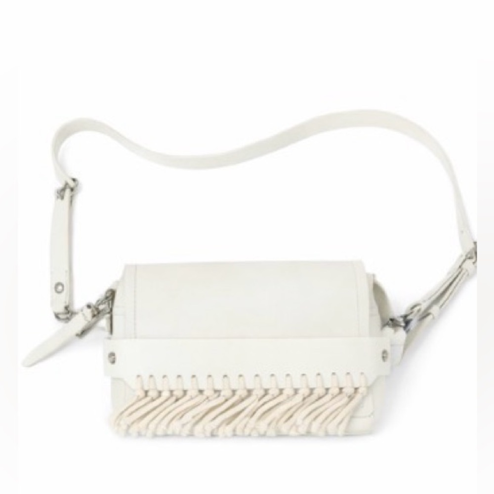 3.1 Phillip Lim Bianca Small Fringe Crossbody – Off White Leather
